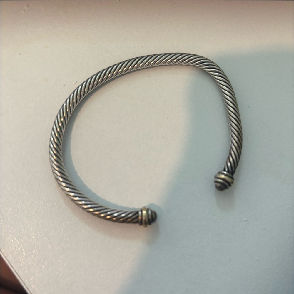 David Yurman Cable Classics Bracelet With Gold